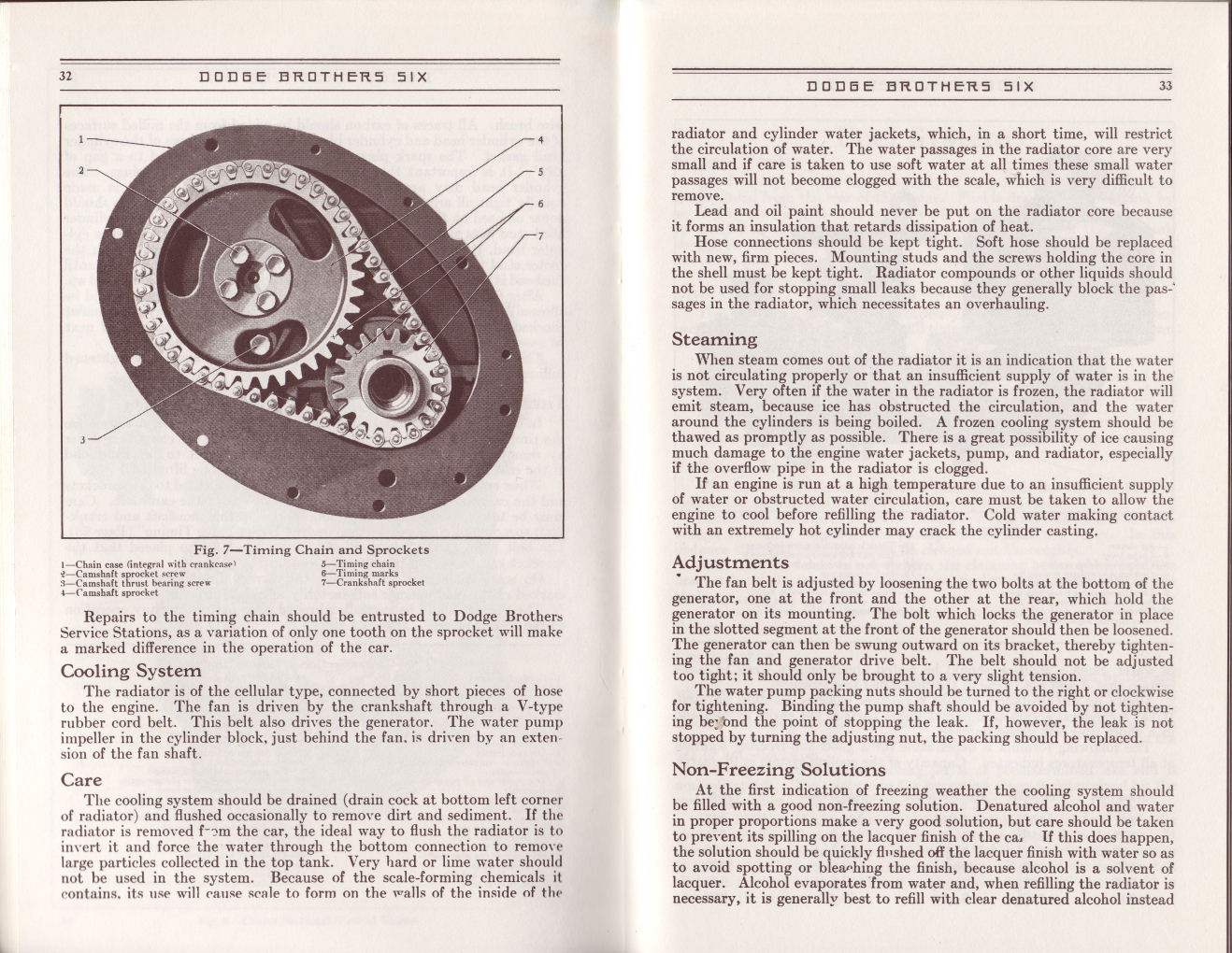 1930 Dodge Six Instruction Book Page 5